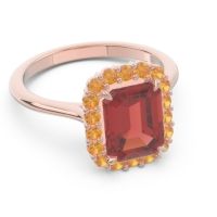 Halo Octagon Dasi Ring