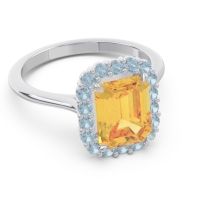 Halo Octagon Dasi Ring