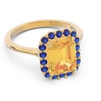 Halo Octagon Dasi Ring