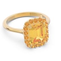 Halo Octagon Dasi Ring