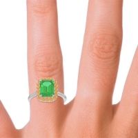 Halo Octagon Dasi Ring