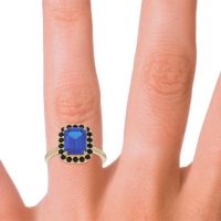 Halo Octagon Dasi Ring