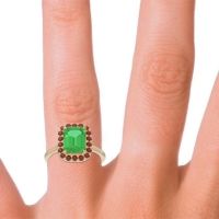 Halo Octagon Dasi Ring