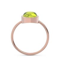 Solitaire Cabochon Bezel Mandala Ring