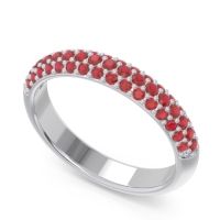 Half Eternity Pave Kalmasa Band