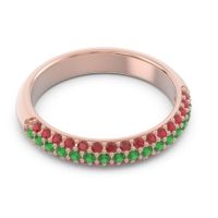 Half Eternity Pave Kalmasa Band