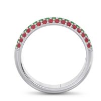 Half Eternity Pave Kalmasa Band