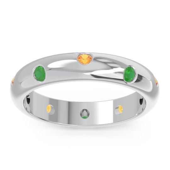 Modern Flush Omkara Ring