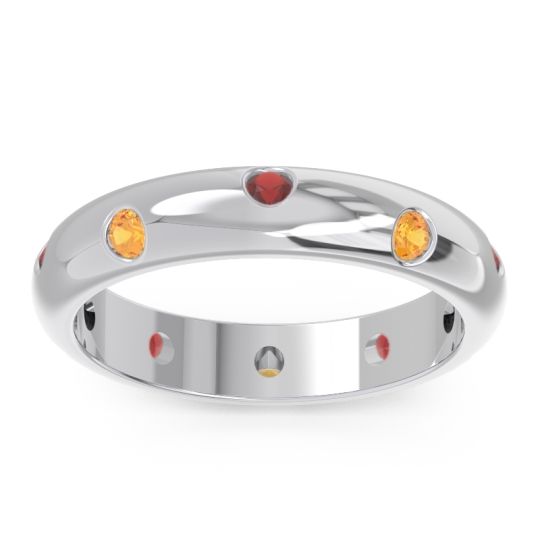 Modern Flush Omkara Ring