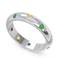 Modern Flush Omkara Ring