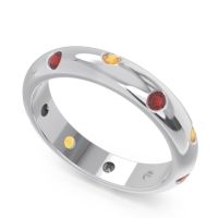 Modern Flush Omkara Ring