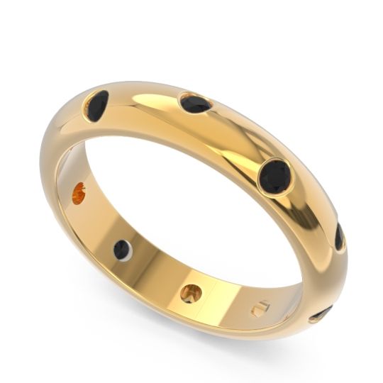 Modern Flush Omkara Ring