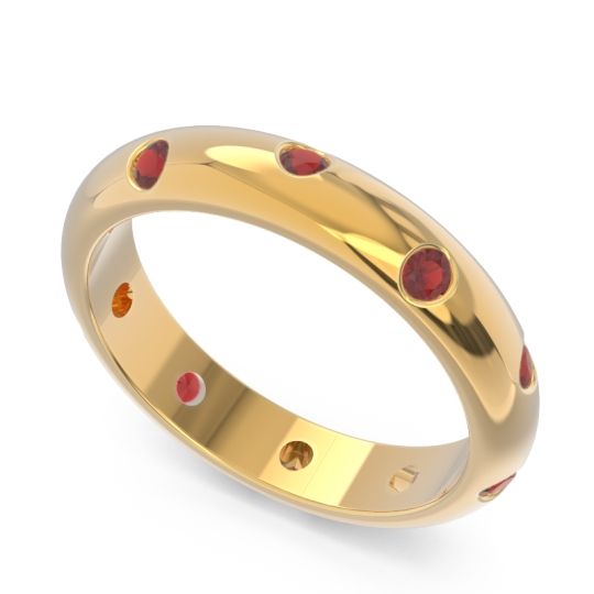 Modern Flush Omkara Ring