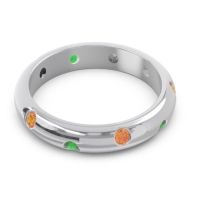 Modern Flush Omkara Ring