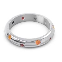 Modern Flush Omkara Ring