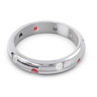 Modern Flush Omkara Ring