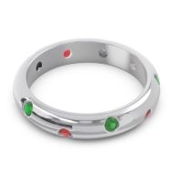 Modern Flush Omkara Ring