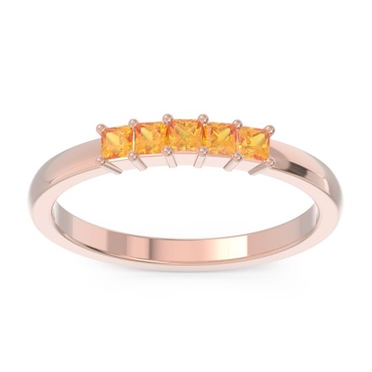 Pave Princess Cut Rajji Band