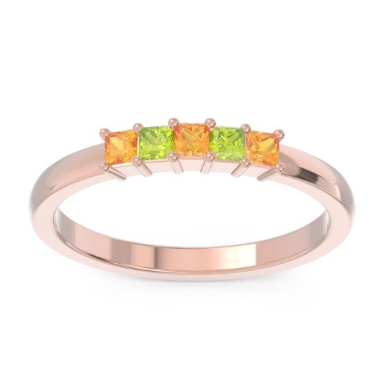 Pave Princess Cut Rajji Band