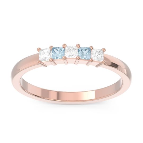 Pave Princess Cut Rajji Band