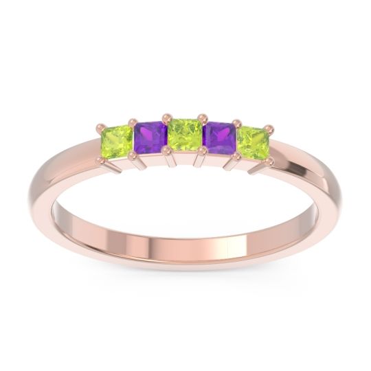 Pave Princess Cut Rajji Band