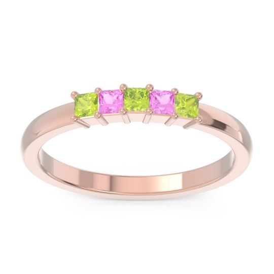 Pave Princess Cut Rajji Band