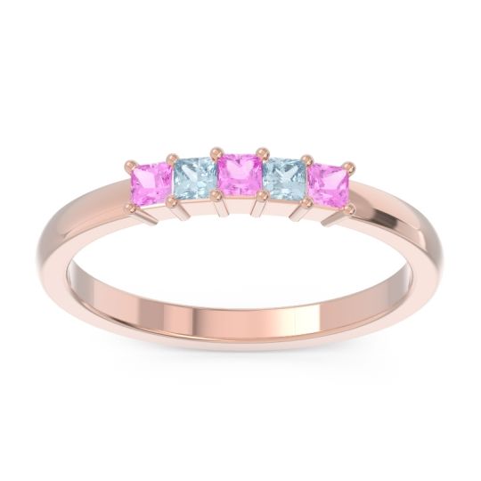 Pave Princess Cut Rajji Band
