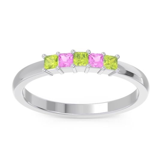 Pave Princess Cut Rajji Band