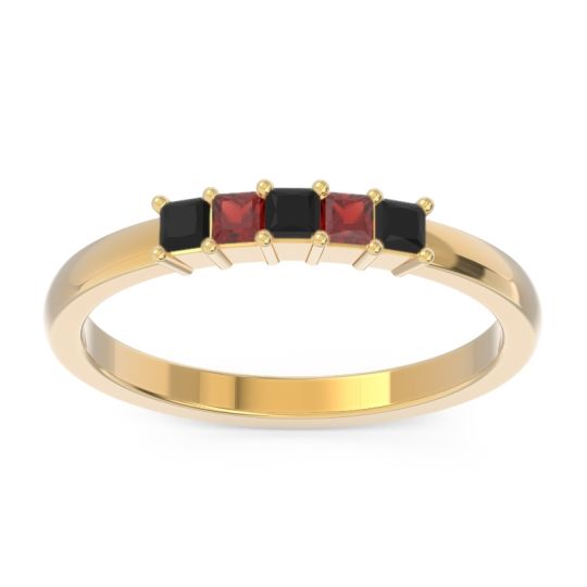 Pave Princess Cut Rajji Band