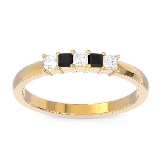 Pave Princess Cut Rajji Band