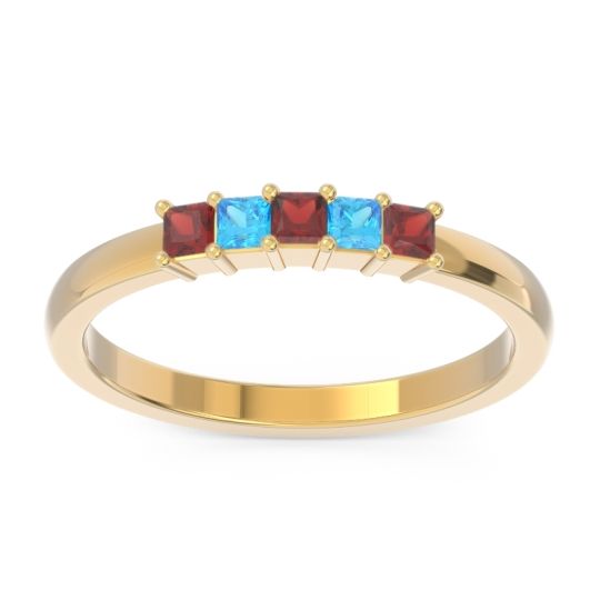 Pave Princess Cut Rajji Band