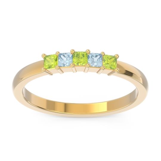 Pave Princess Cut Rajji Band