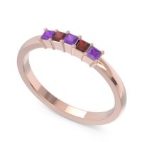Pave Princess Cut Rajji Band