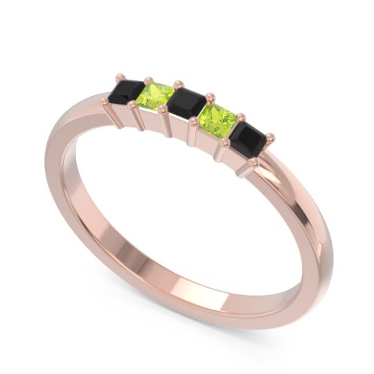 Pave Princess Cut Rajji Band