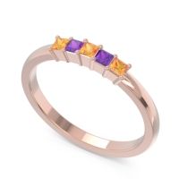 Pave Princess Cut Rajji Band