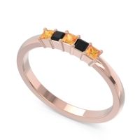 Pave Princess Cut Rajji Band