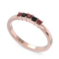Pave Princess Cut Rajji Band