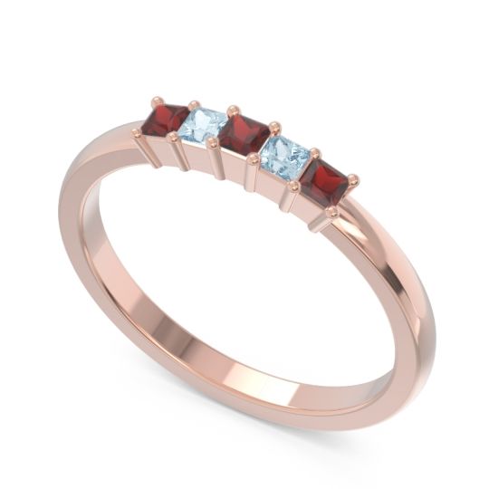 Pave Princess Cut Rajji Band