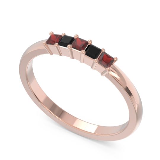 Pave Princess Cut Rajji Band