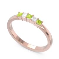 Pave Princess Cut Rajji Band