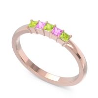 Pave Princess Cut Rajji Band