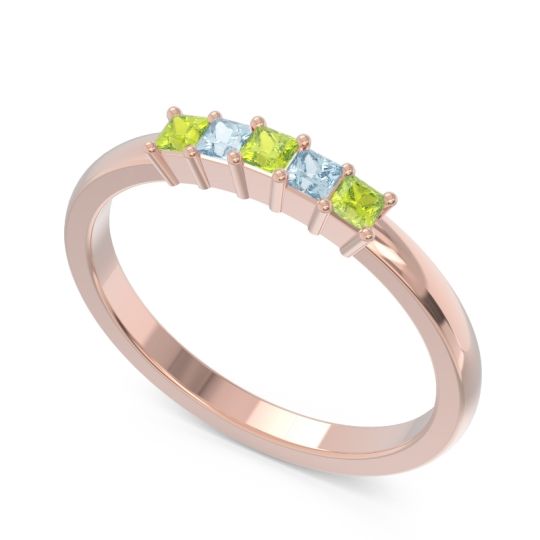 Pave Princess Cut Rajji Band