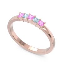 Pave Princess Cut Rajji Band