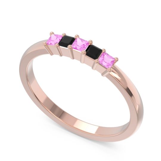 Pave Princess Cut Rajji Band