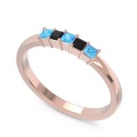 Pave Princess Cut Rajji Band