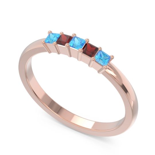 Pave Princess Cut Rajji Band