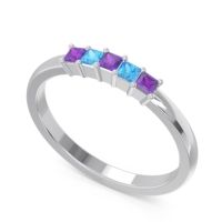 Pave Princess Cut Rajji Band