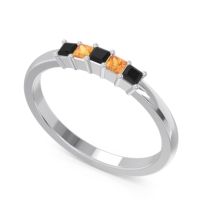 Pave Princess Cut Rajji Band