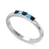 Pave Princess Cut Rajji Band