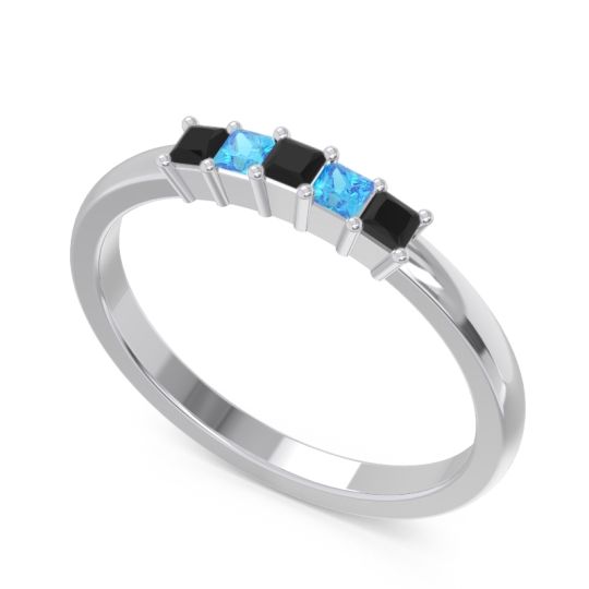 Pave Princess Cut Rajji Band